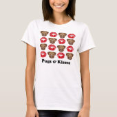 Pugs & Kisses T-shirt (Voorkant)