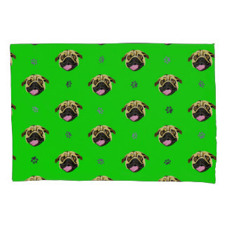 Pugs Kussensloop Groen