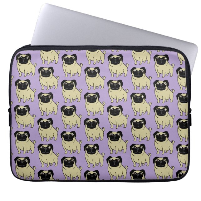 Pugs Laptop Sleeve (Voorkant)