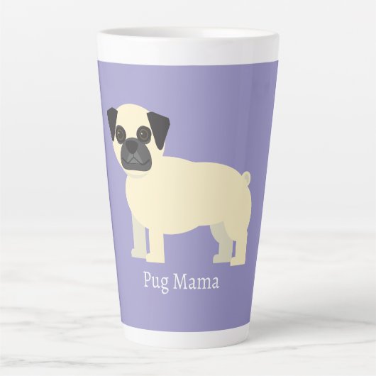 Pugs, latte mok (Voorkant)