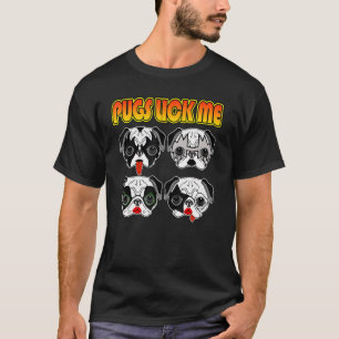 Pugs Lick Puggy Lickers Pug Friends Dog T-shirt