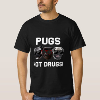 Pugs maakt geen gebruik van een grappige stekelsta t-shirt