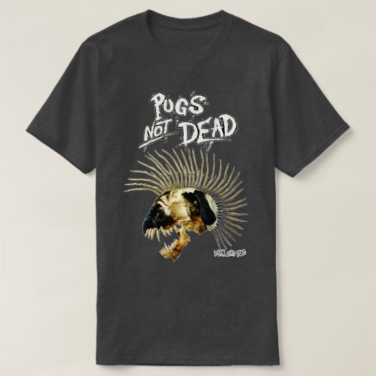 Pugs niet dood t-shirt (Design voorkant)