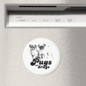 PUGS NOT DRUGS 2 MAGNEET (Insitu (Vaatwasser))
