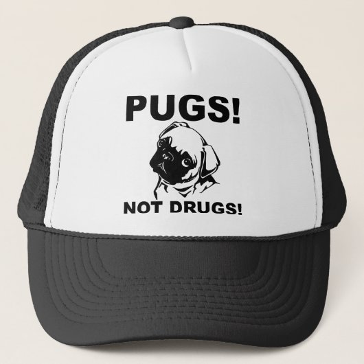 Pugs Not Drugs Funny Ball Pet Pet (Voorkant)