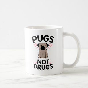 Pugs not Drugs Koffiemok