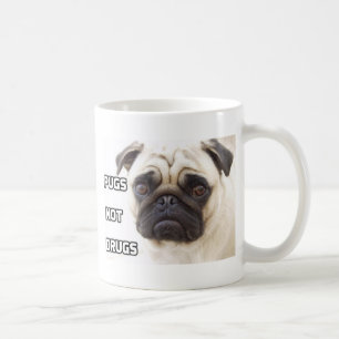 Pugs not Drugs Koffiemok