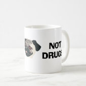 Pugs Not Drugs Mok (Voorkant rechts)