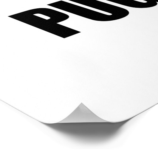 Pugs not Drugs Poster (Hoek)