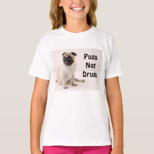 Pugs Not Drugs Youth T-shirt