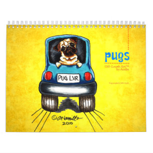 Pugs Off-Leash Art™ Vol 1 Kalender