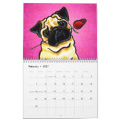 Pugs Off-Leash Art™ Vol 1 Kalender (Feb 2027)