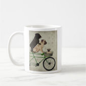 Pugs op fiets koffiemok (Links)