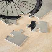 Pugs op fiets legpuzzel (Zijkant)