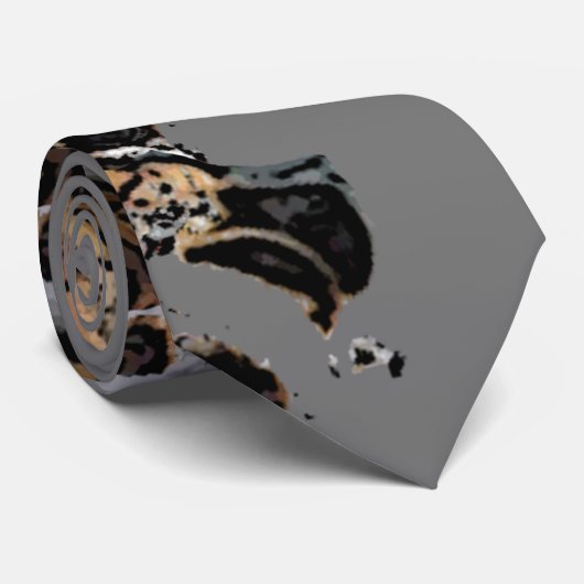 Pugs Pattern Stropdas (Opgerold)