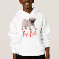 Pugs Rock Puppy Dog Boys/Kinder Sweatshirt