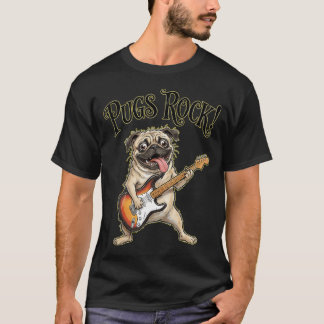 Pugs Rocken! T-shirt