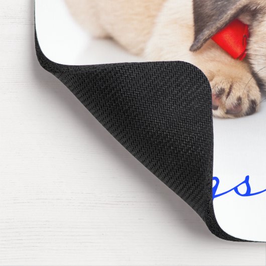 Pugs Rule Puppy Mousepad Muismat (Hoek)