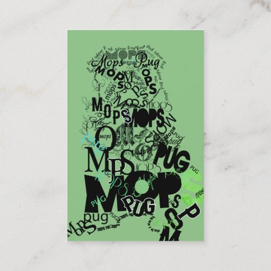 Pug's specialist visitekaartje (Achterkant)