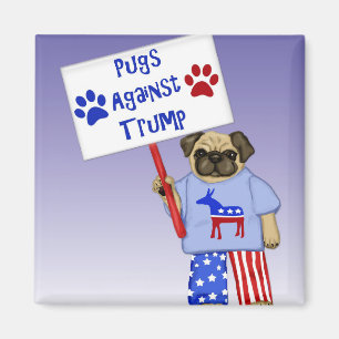 Pugs tegen Trump Magneet