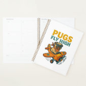 Pugs Vliegen Hoog Planner (Display)