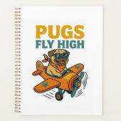 Pugs Vliegen Hoog Planner (Voorkant)