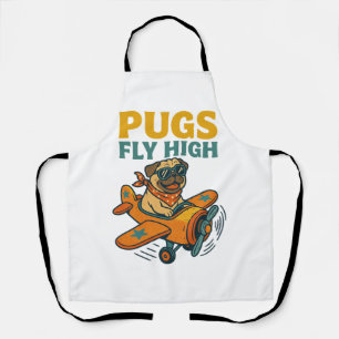 Pugs Vliegen Hoog Schort