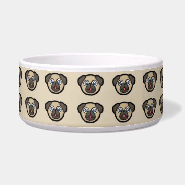 Pugs Voerbakje (Voorkant)