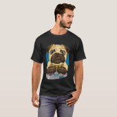 Pug's voor jongens Mannen T-shirt (Voorkant volledig)