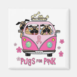 Pugs voor Roze Magneet