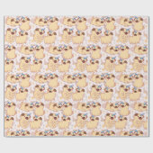 Pugs Wrapping Paper Cadeaupapier (Vlak)
