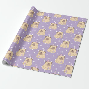 Pugs Wrapping Paper Cadeaupapier