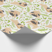 Pugs Wrapping Paper Cadeaupapier (Hoek)