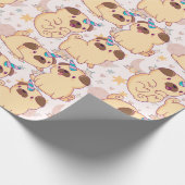 Pugs Wrapping Paper Cadeaupapier (Hoek)