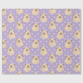 Pugs Wrapping Paper Cadeaupapier (Vlak)