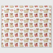 Pugs Wrapping Paper Cadeaupapier (Vlak)