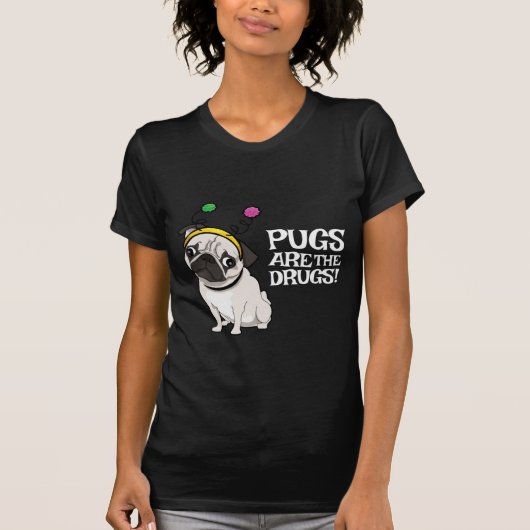 Pugs zijn de geneesmiddelen t-shirt (Voorkant)