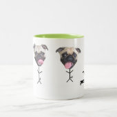 Pugs zijn mensen die koffie Mokken (Center)