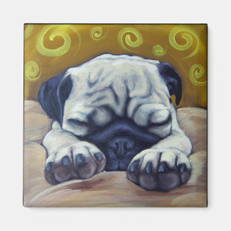 PugSleepy Magneet