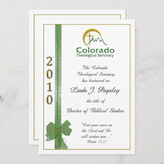 Pugsley DBS-aankondiging Aankondiging (Voorkant / Achterkant)