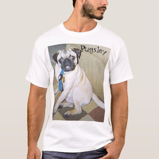 Pugsley de Pug T-shirt (Voorkant)