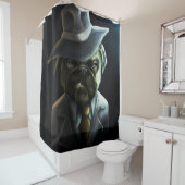 Pugster Boss Douchegordijn (In situ)