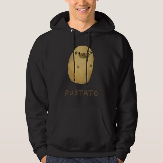 Pugtato Potato Dogs Hoodie (Voorkant)