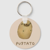 Pugtato Sleutelhanger (Voorkant)