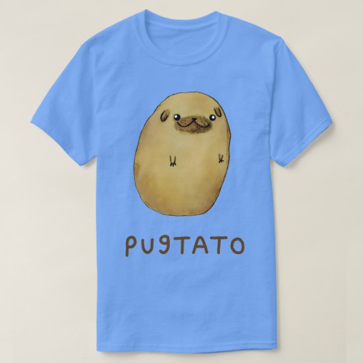 Pugtato T-shirt (Design voorkant)