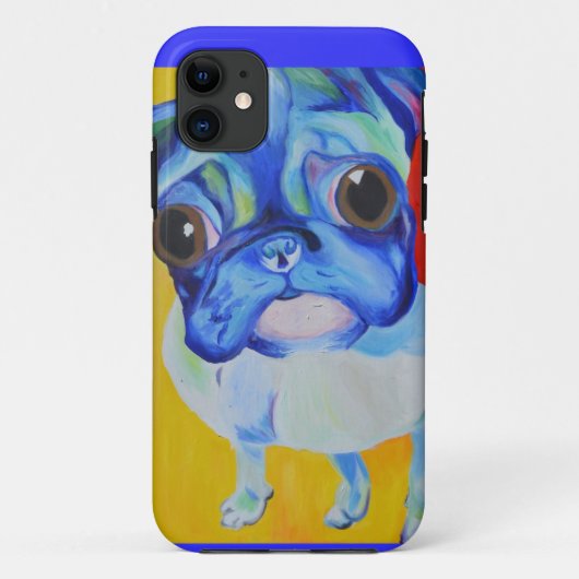 Pugtelefoon draagtas Case-Mate iPhone case (Achterkant)