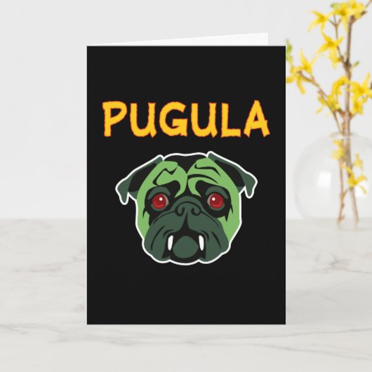 Pugula, de vampierhond kaart (Gele Bloem)