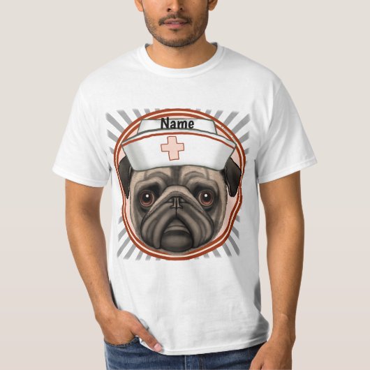 Pugverpleegkundige T-shirt (Voorkant)