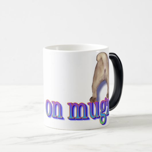 pugz over mugz magische mok (Voorkant rechts)