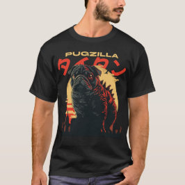  Pugzilla Japans Anime Monster Hondenkunst T-shirt